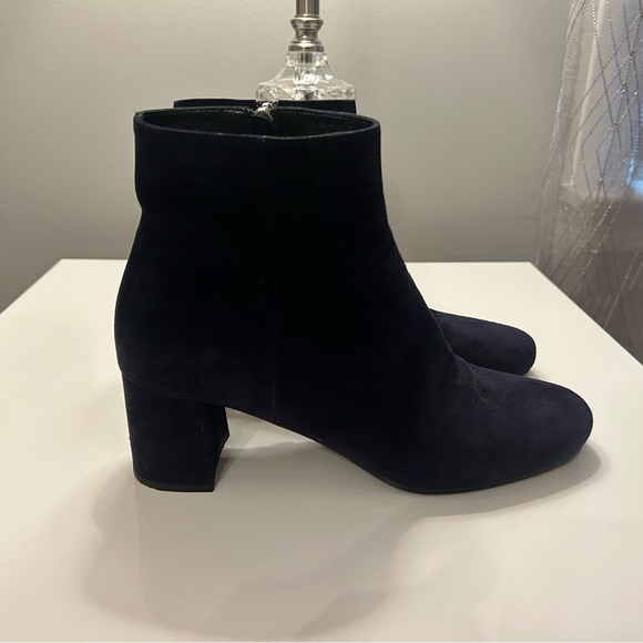 Prada Navy Ankle Booties - Picture 1 of 13